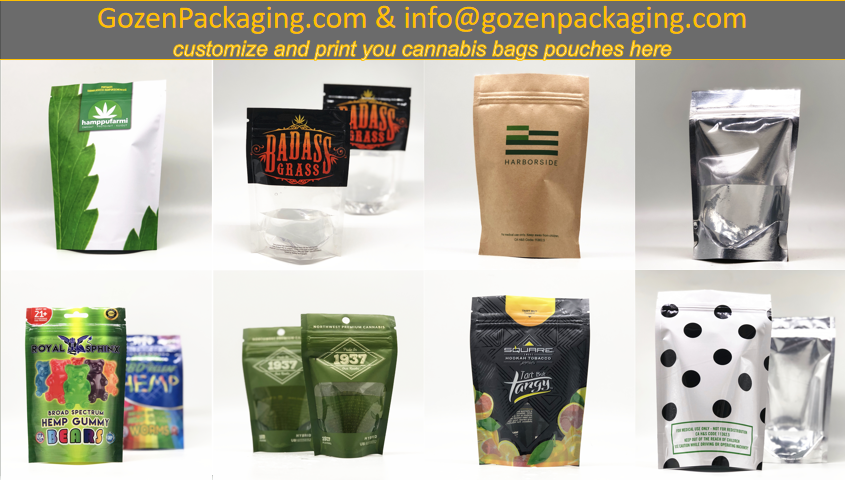 cannabis packing bags